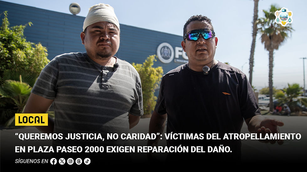 “Queremos justicia, no caridad”: víctimas del atropellamiento en Plaza Paseo 2000 exigen reparación del daño
