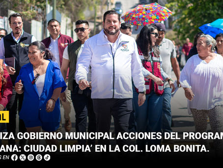 Realiza Gobierno Municipal acciones del programa ‘Tijuana: Ciudad Limpia’ en la colonia Loma Bonita