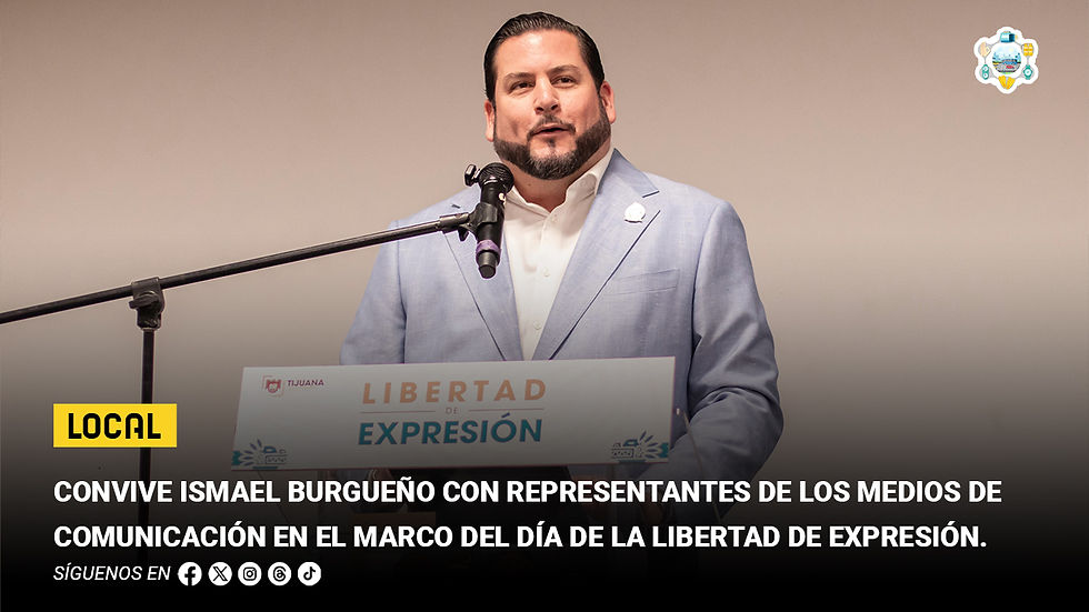 Convive Ismael Burgueño con representantes de los medios de comunicación en el marco del Día de la Libertad de Expresión