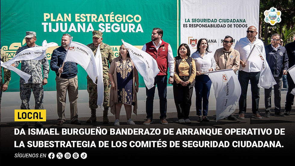 Da Ismael Burgueño banderazo de arranque operativo de la Subestrategia de los Comités de Seguridad Ciudadana