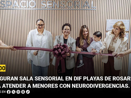 Inauguran sala sensorial en DIF Playas de Rosarito para atender a menores con neurodivergencias