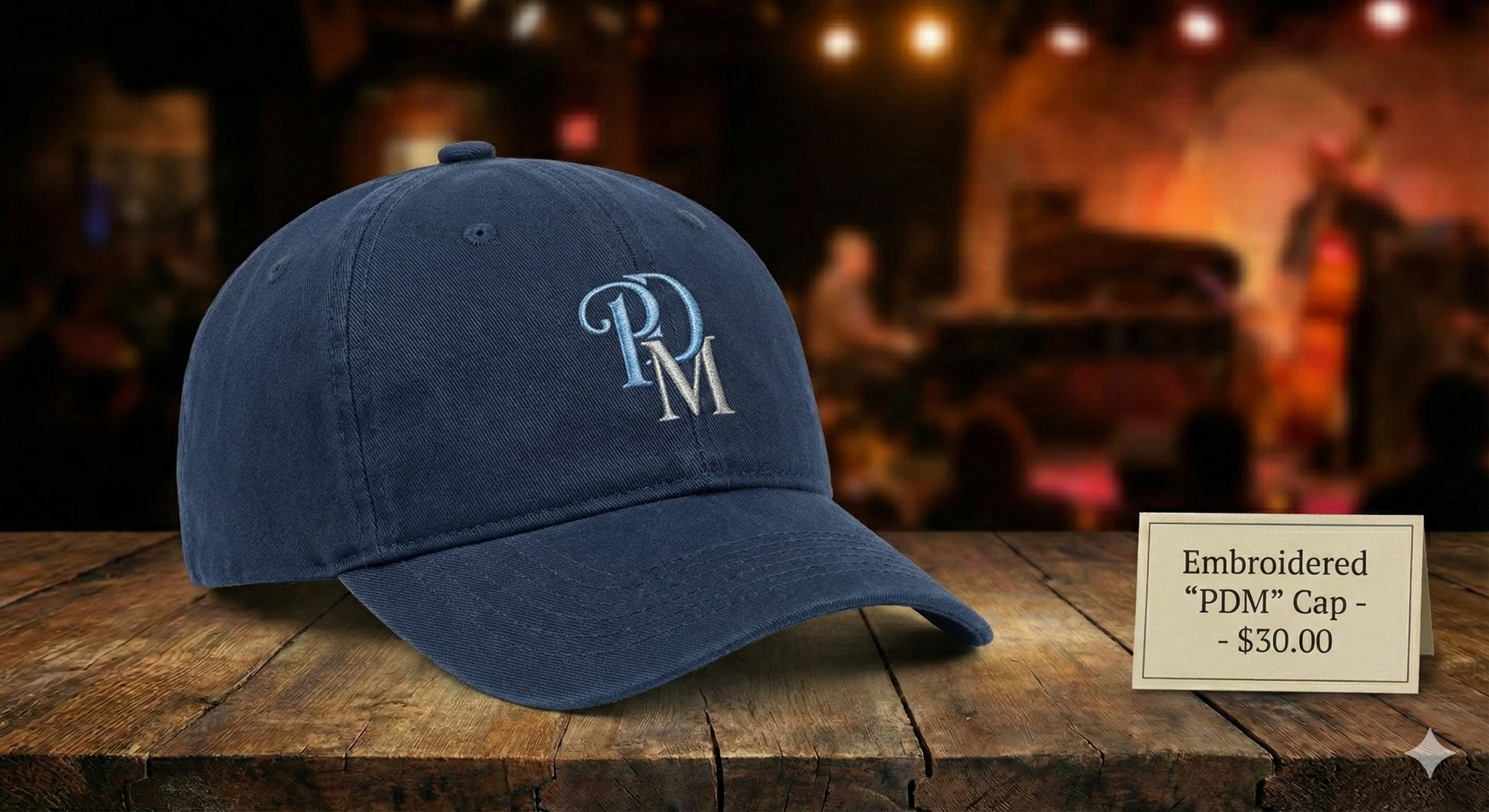 Embroidered "PDM" Cap