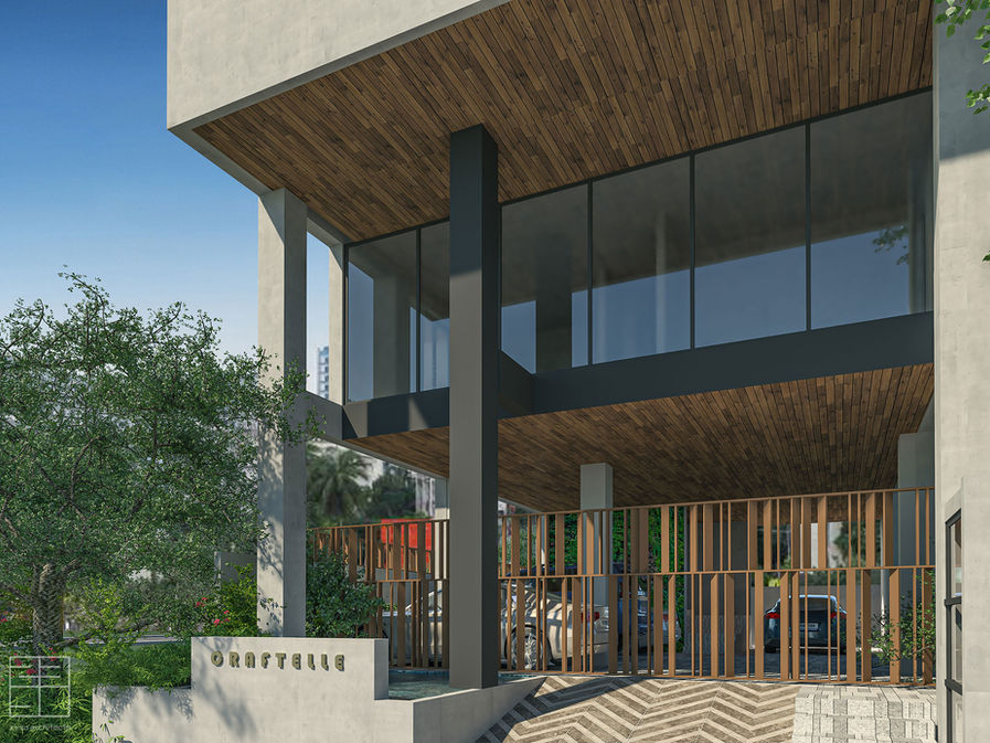 CRAFTELLE view 4 - Mixed Apartment Complex at savar | architecture by 23/90 Architects