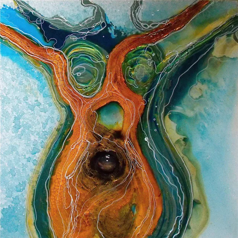 Heart of glass: Carla Goldberg's protective "Goddess"