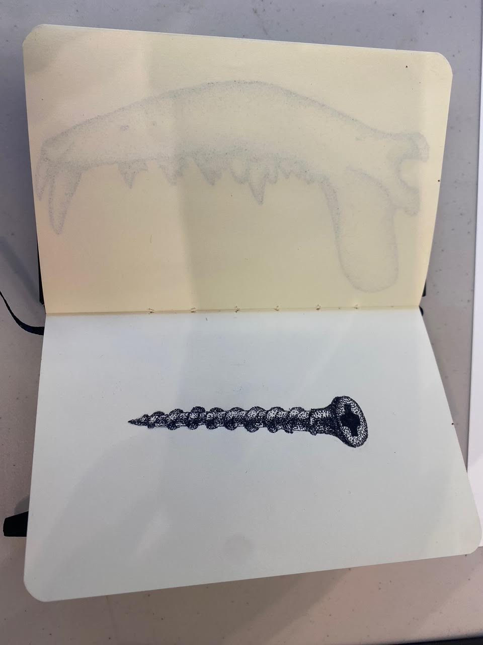 Turn of the screw: Ortega's powerful little sketchbook.