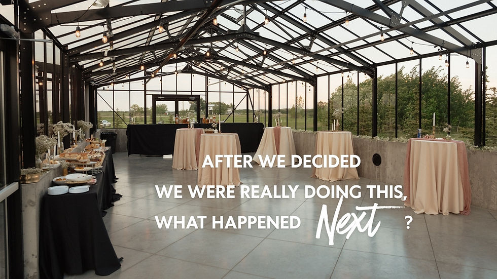 After We Decided We Were Really Doing This, What Happened Next?