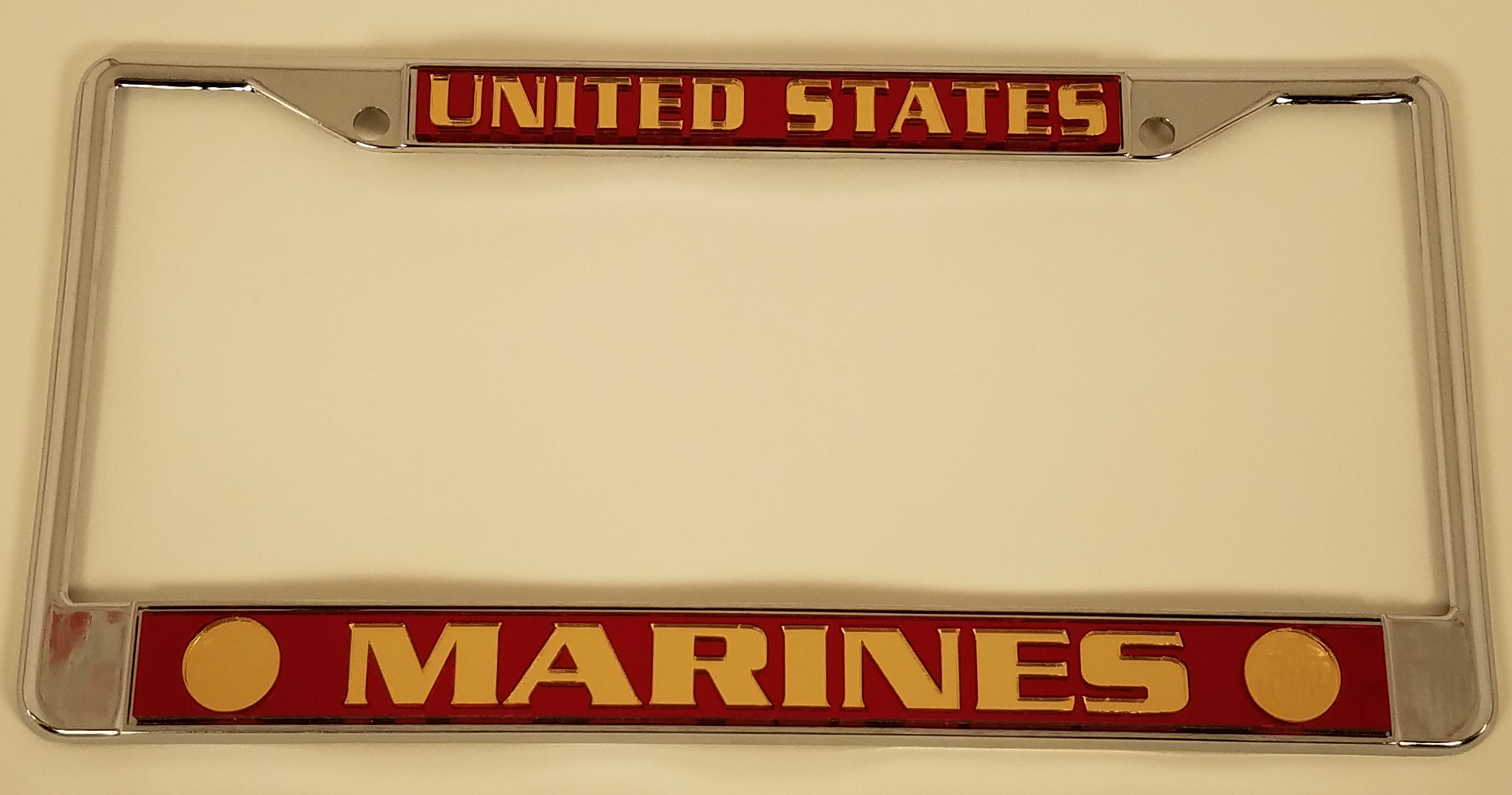 Marines Inspired License Plate Frame