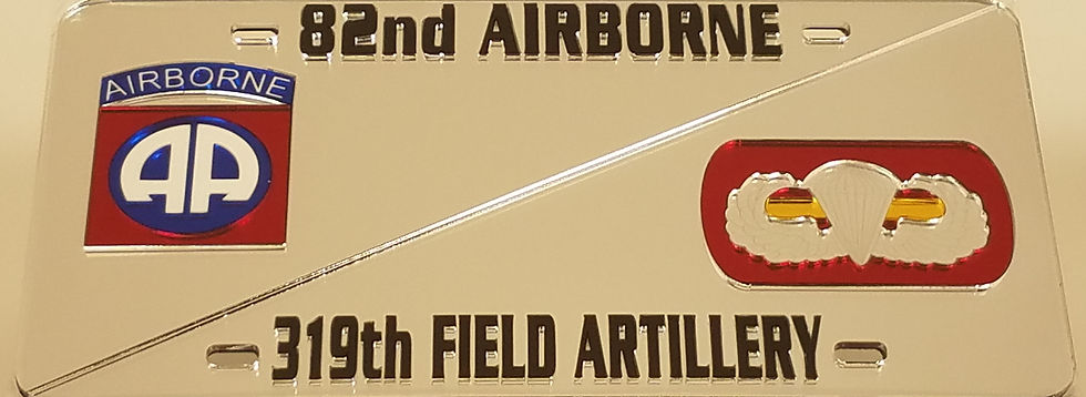 Thumbnail: Custom Military License Plate Design