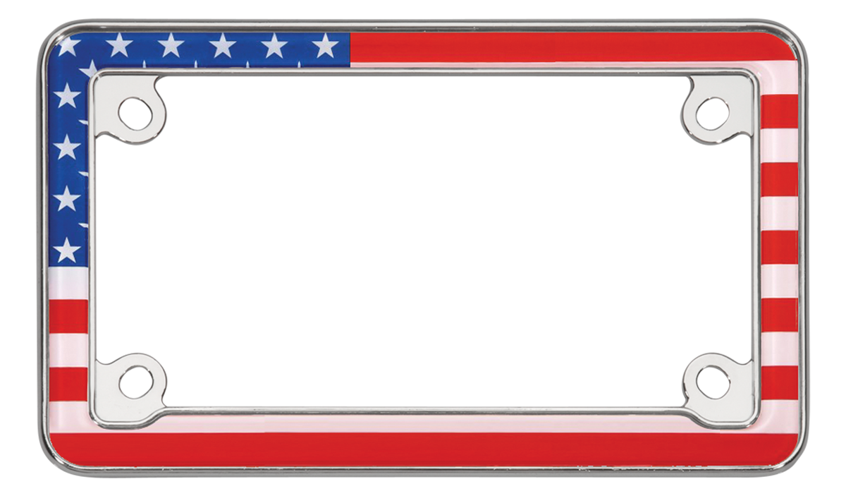 American Flag Motorcycle License Plate Frame
