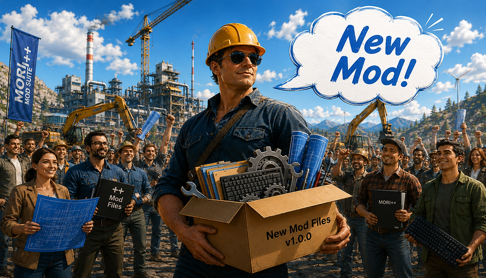 July 11 - New Mod (1) Mori++ Suite Updates (8)