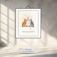 Cats make mess of yarn