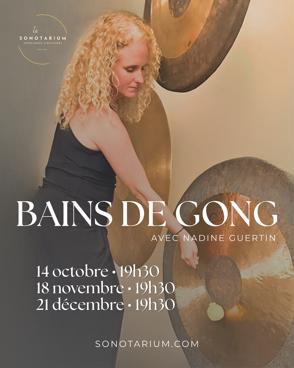 Bain sonore spécial Gong