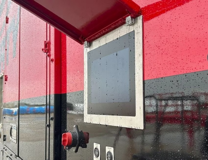 UICO's 15" Legacy Cutout Widescreen Touch Monitor: Rugged Design Meets Industrial Versatility