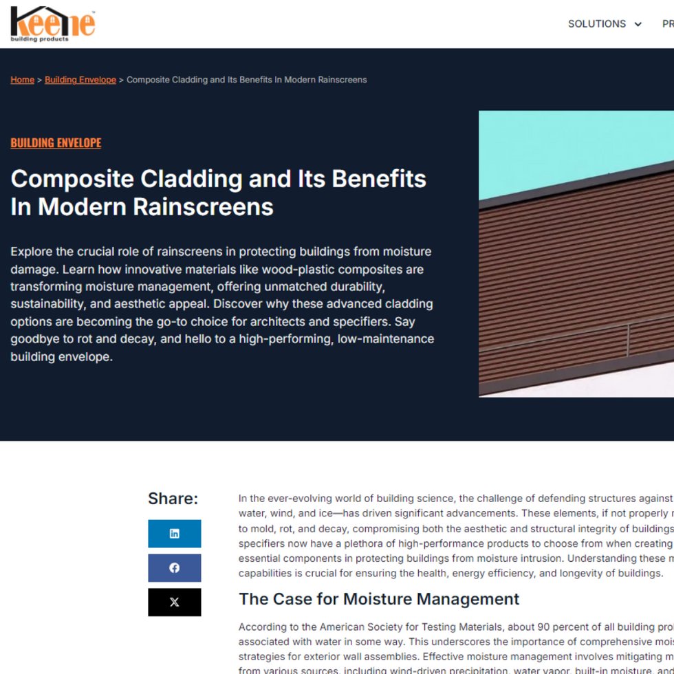 Composite Cladding and Its Benefits in Modern Rainscreens