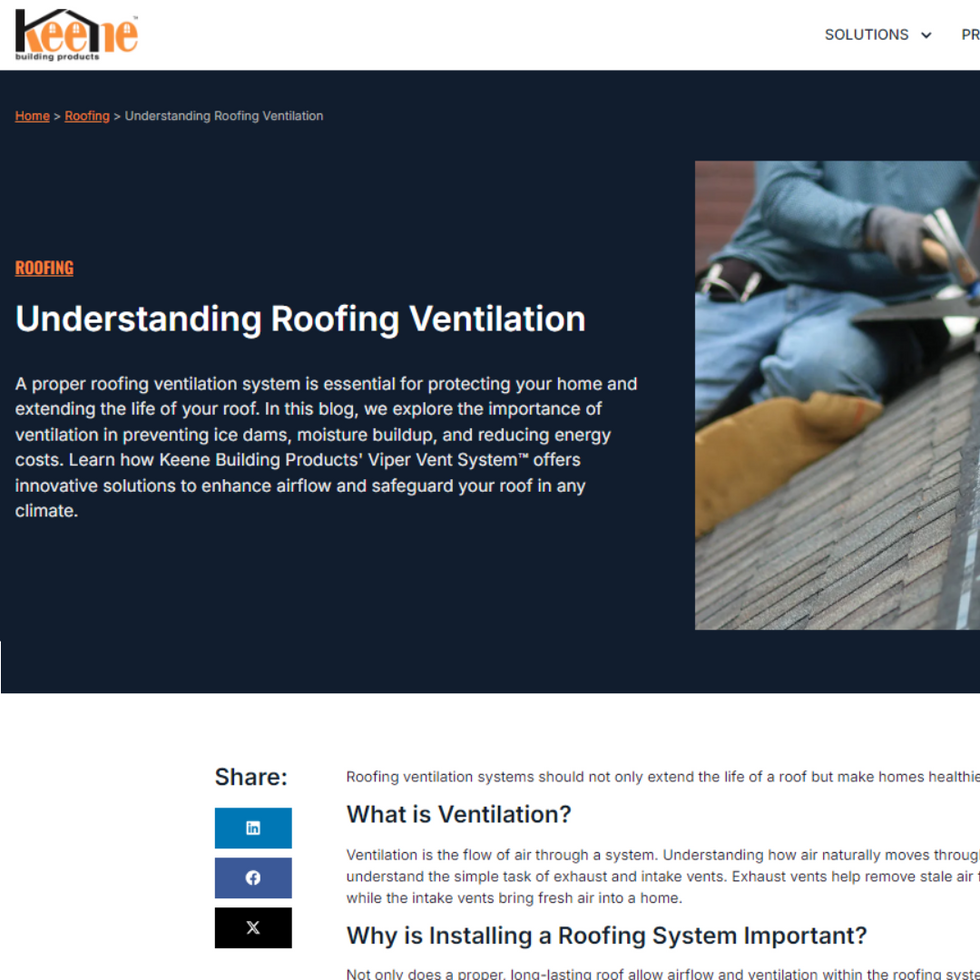 Understanding Roofing Ventilation
