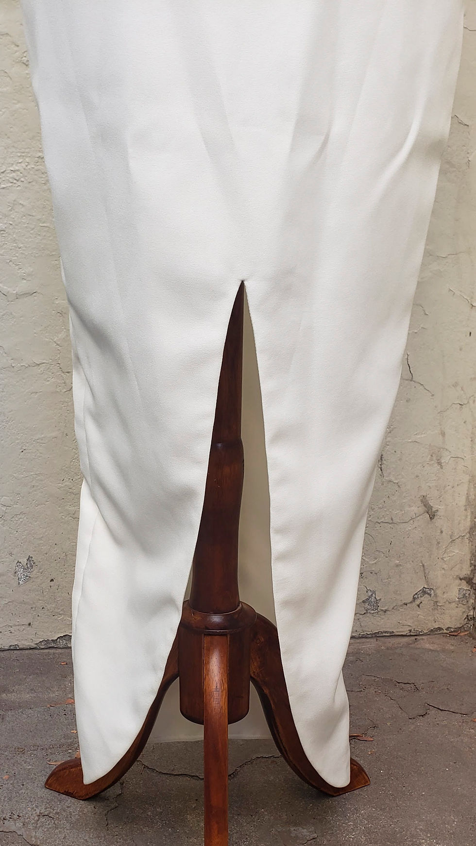 Thumbnail: 1980s Bridal Creation White Beaded Pearl 2pc Wedding Dress Blazer Skirt Tailored