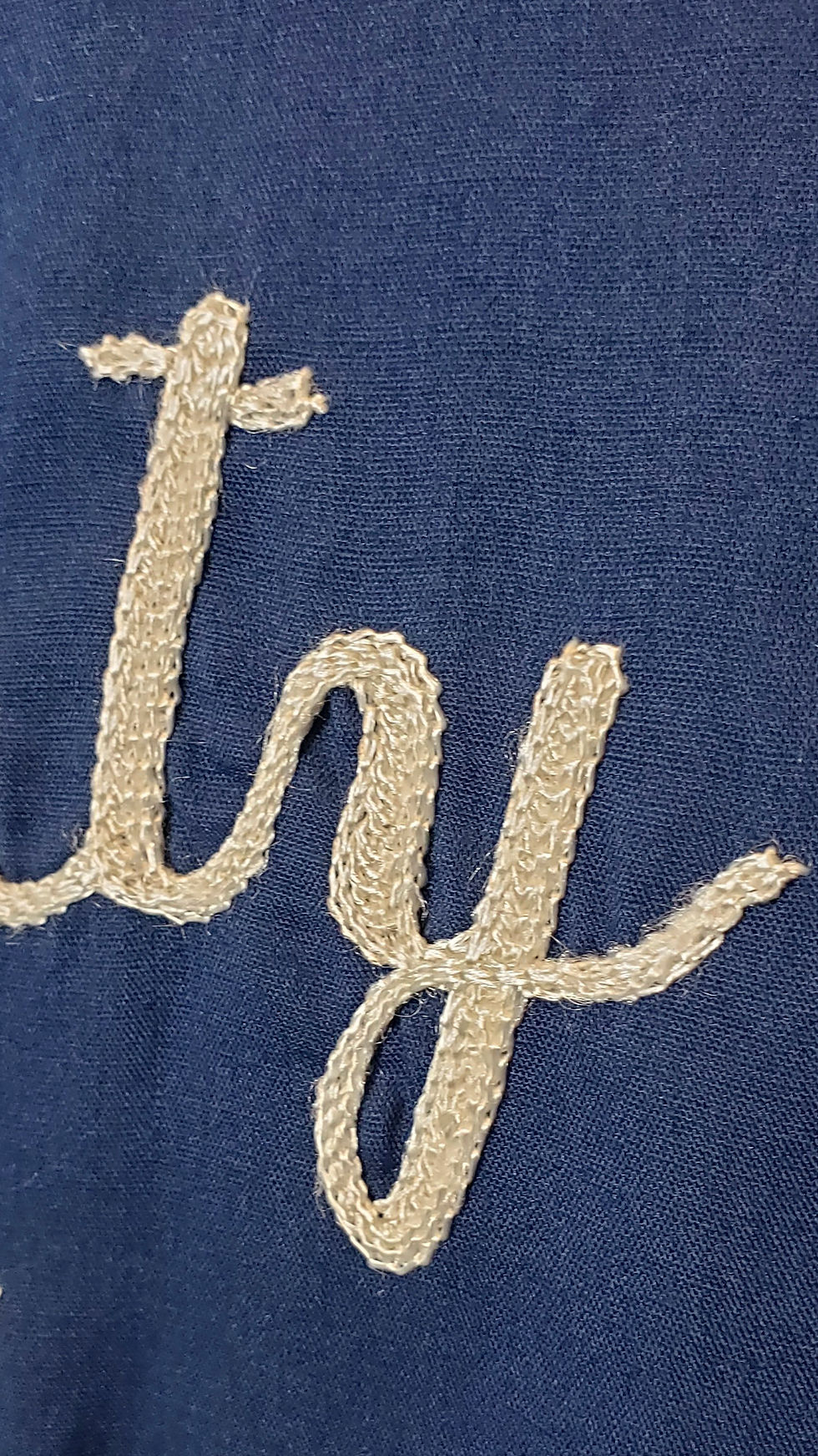 Thumbnail: 1960s King Louie blue chain stitch Liberty Majors Bowling Shirt