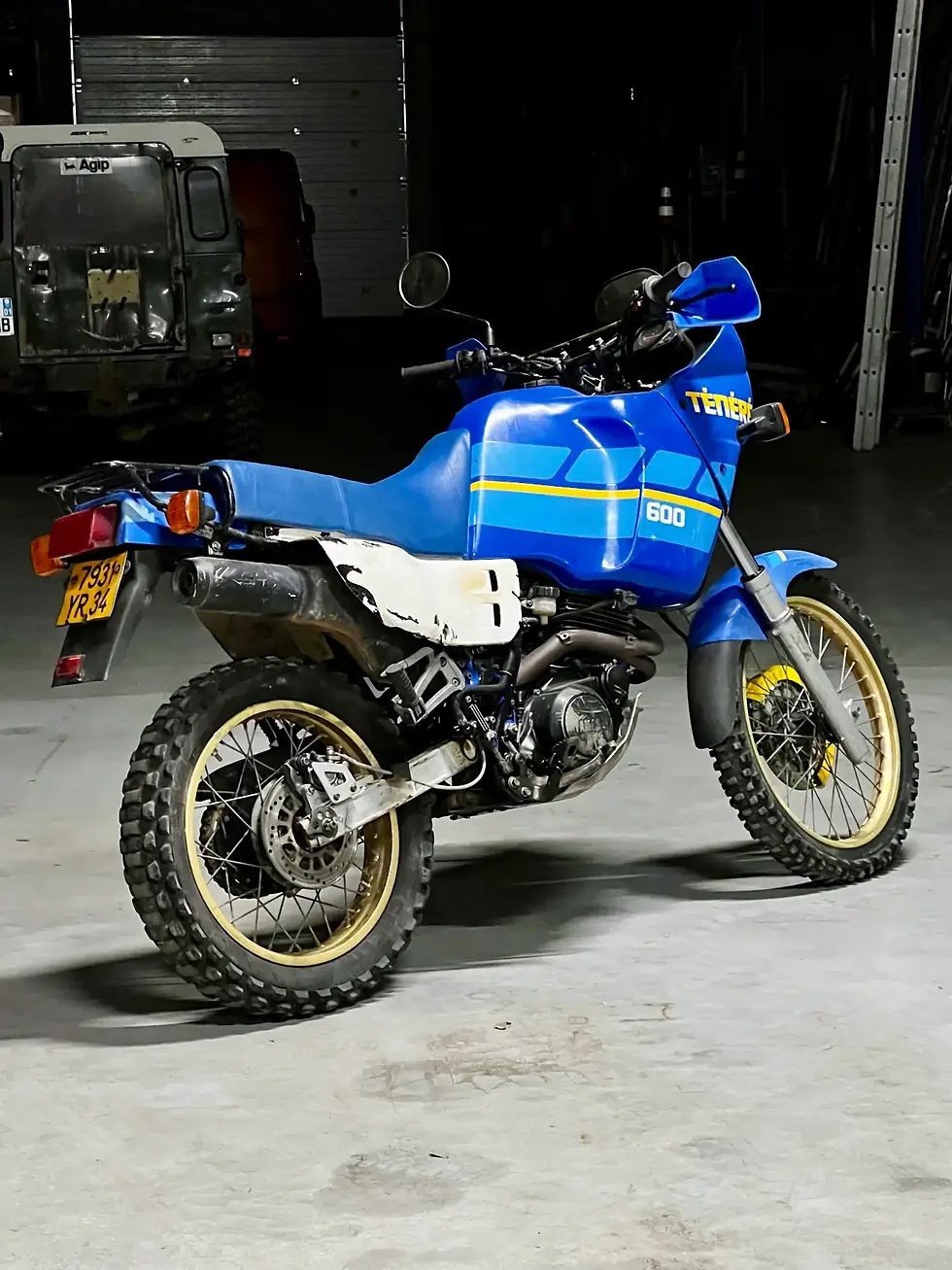 Thumbnail: Projet disponible 3AJ Yamaha TÉNÉRÉ 600 1990 restauration sur mesure à chomerac ardeche rhone alpes France