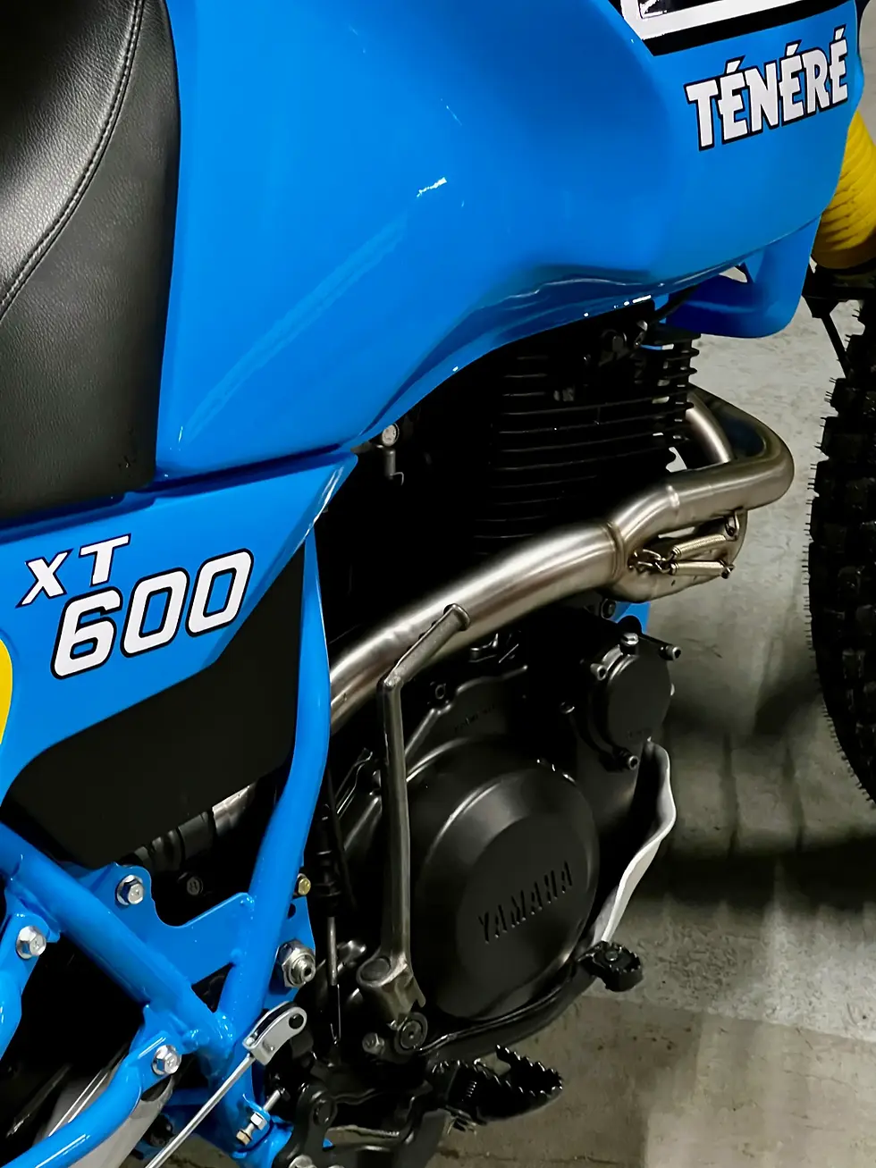 Miniature : Collecteur d'echappement inox yamaha ténéré 34L de 1983 à 1985 HEURTIER Classic, KEDO acier inoxidable