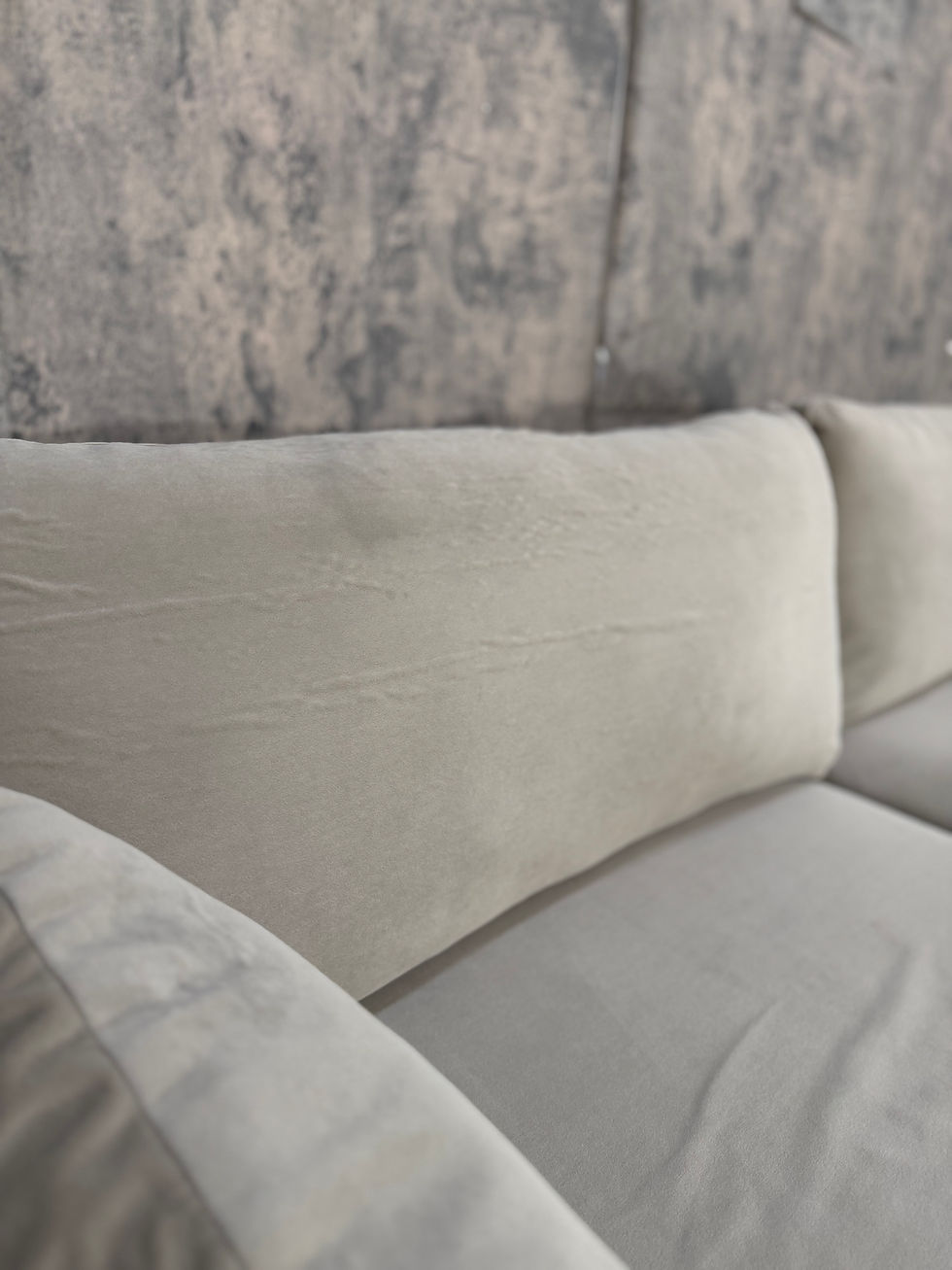Thumbnail: MOKENA VELVET SOFA WITH STORAGE 