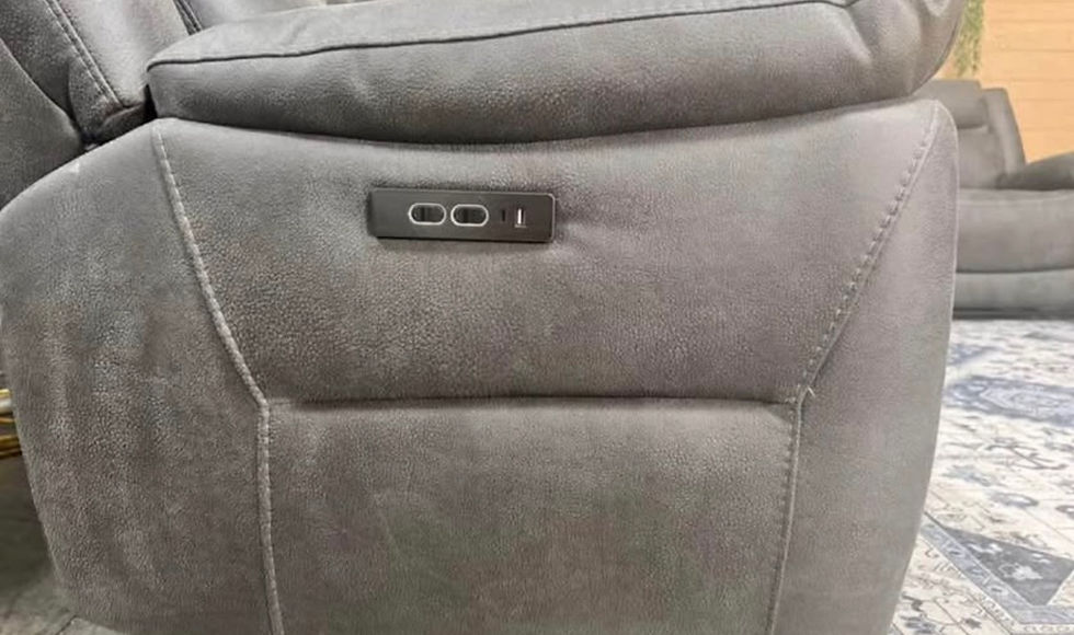 Thumbnail: ZACHARY UPHOLSTERY RECLINER SECTIONAL 