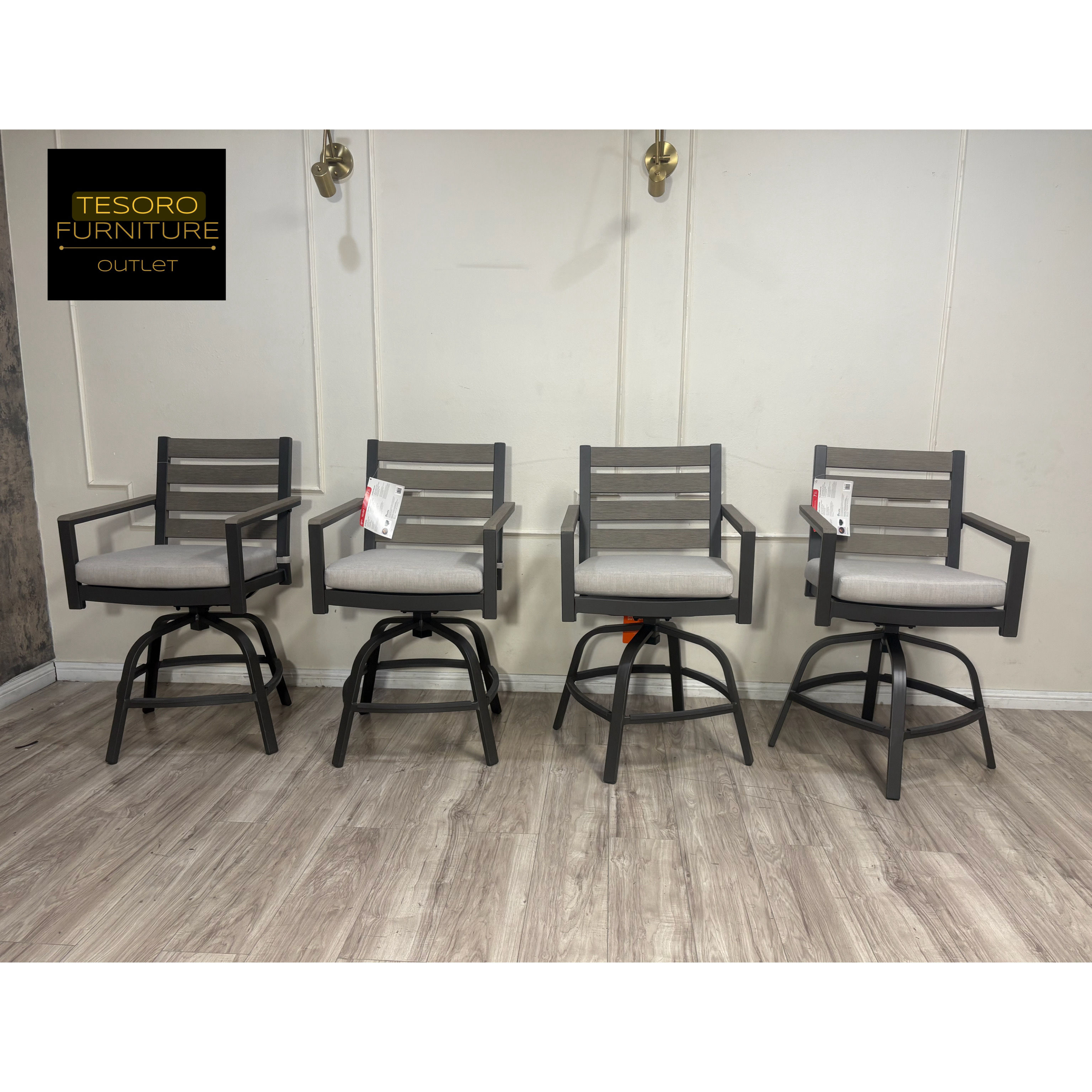 NEW COUNTER HEIGHT BAR STOOL SET