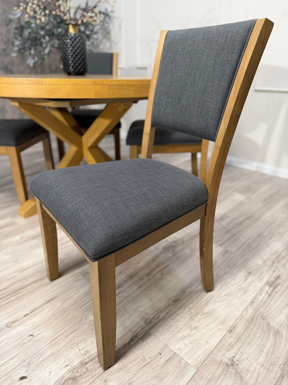 Thumbnail: OAK MODERN DINING SET 