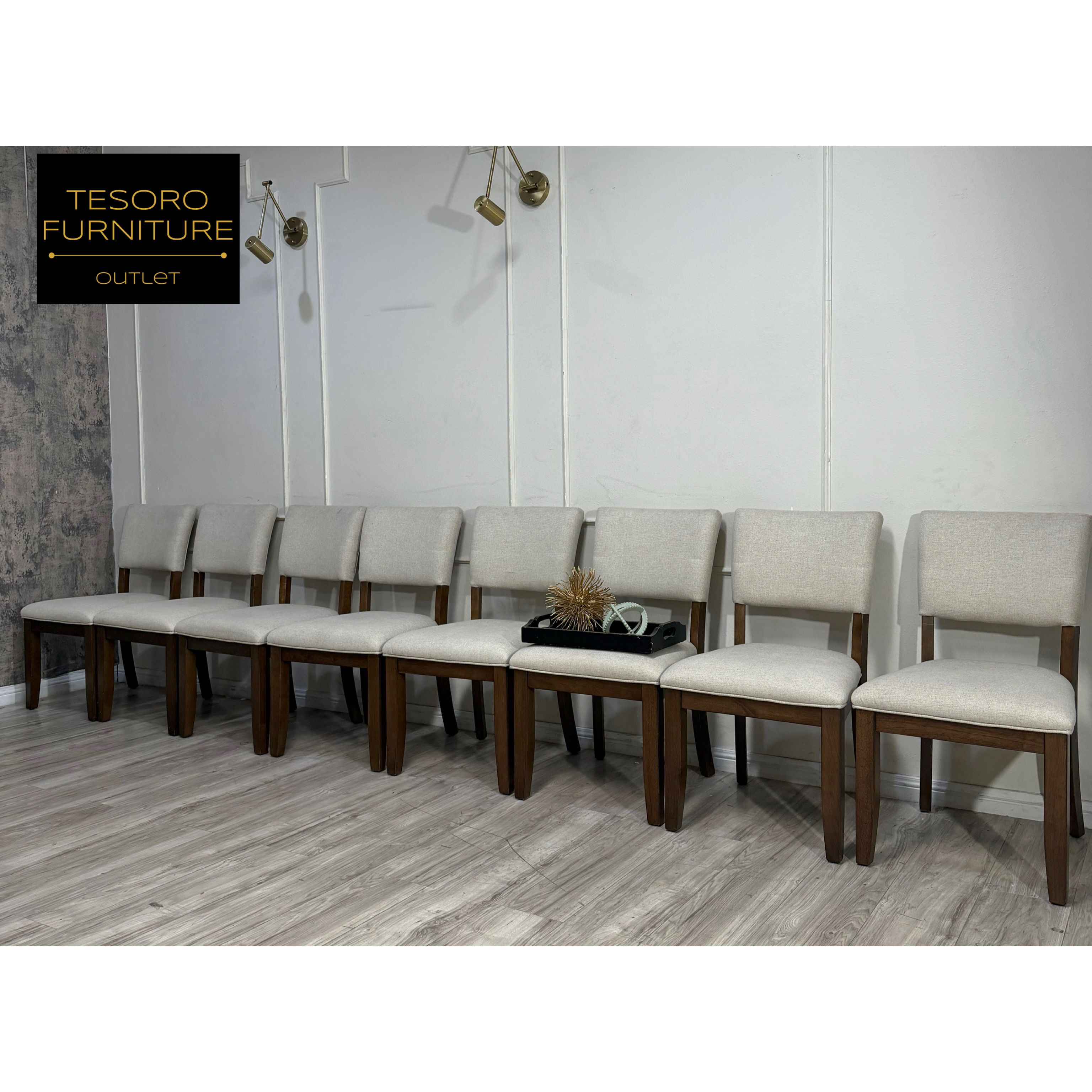 MODERN DINING CHAIR SET *8 chairs