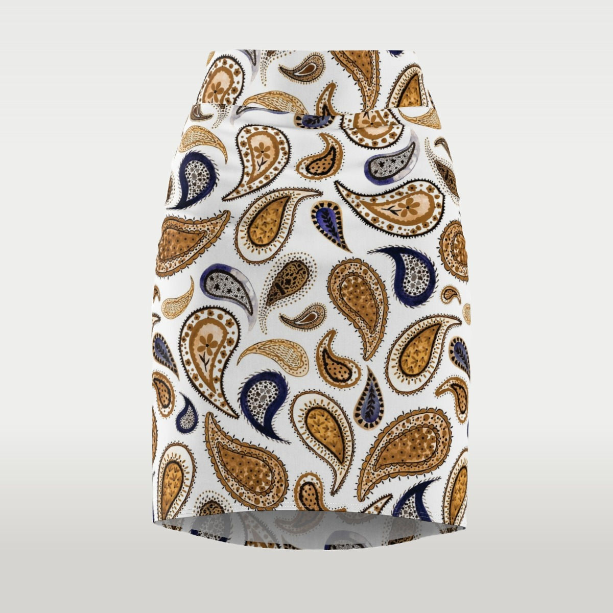 Paisley Pencil Skirt