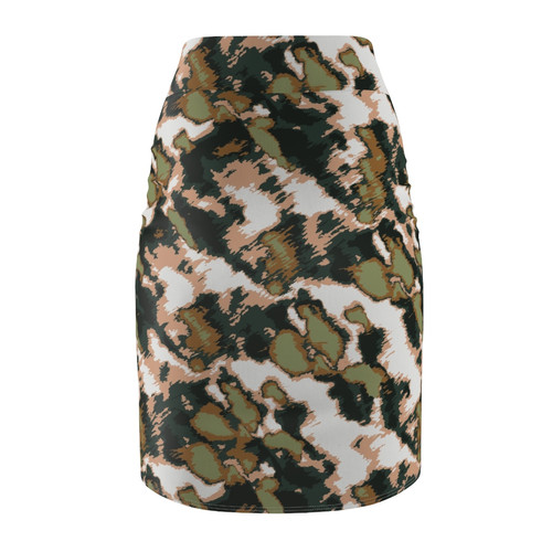 Tie Dye Pencil Skirt Angel Feathers