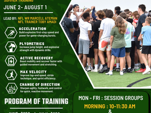 🏆 Get Ready for Game-Changing Gains – TCP Summer Training Starts June 2! 🏆