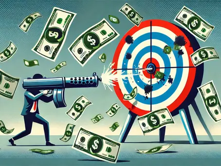 Why "Spray And Pray" ("Boost") Is a Waste Ad Budget… And What To Do Instead