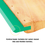 Thumbnail: Wood Squeegee with Pointed 70 Duro Blade, Water-based Inks and Flexible Textiles