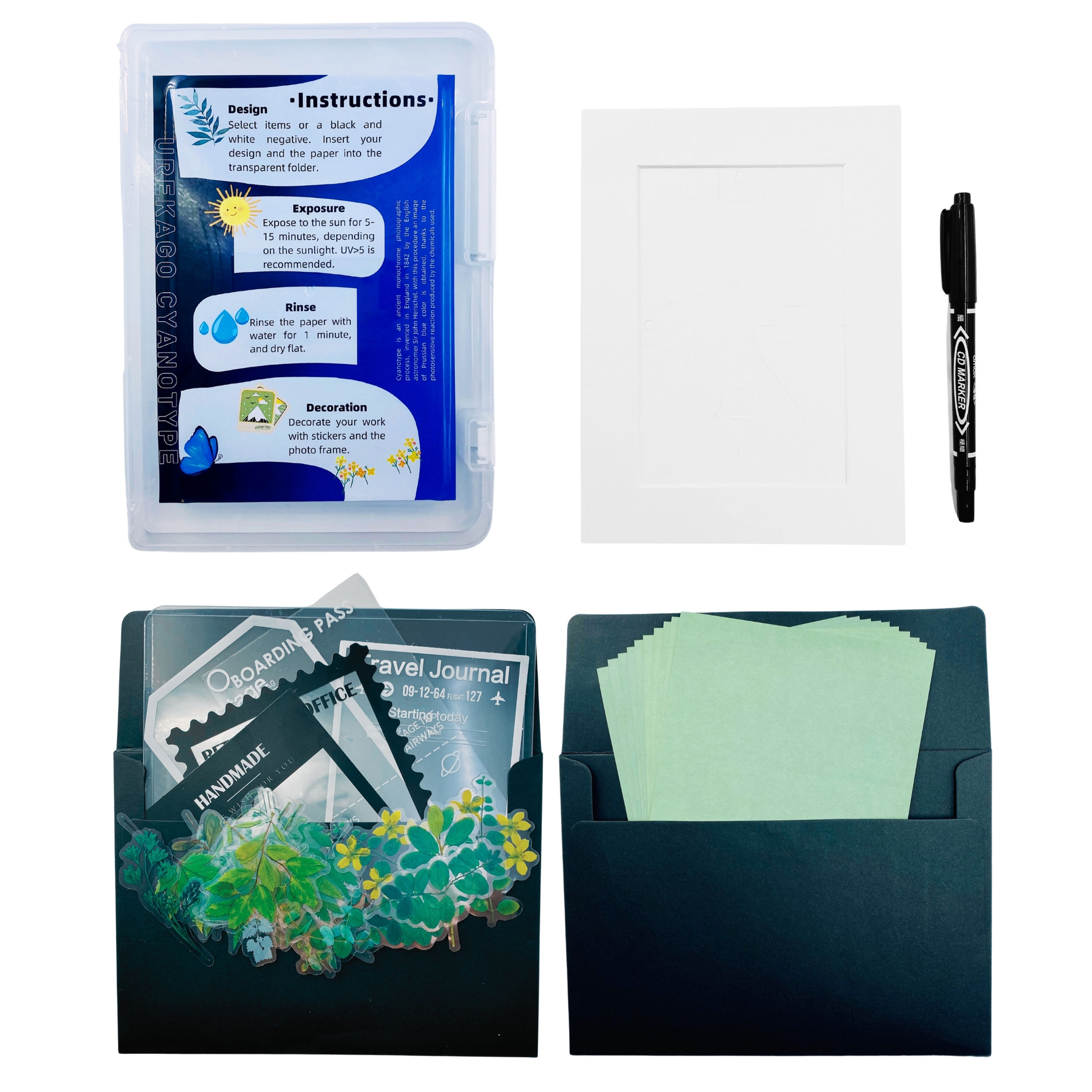 UrekaGo All-in-One Cyanotype Paper Kit