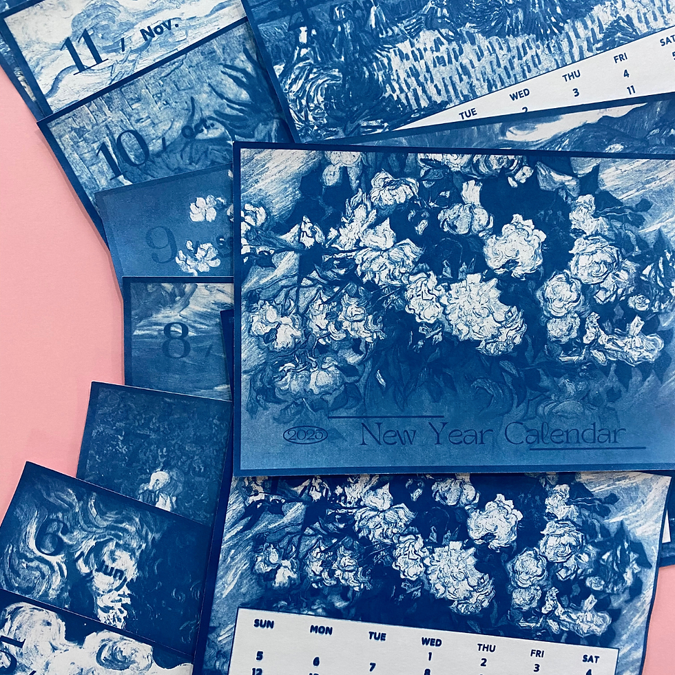 Thumbnail: Cyanotype Stencils | 2026 Calendars with Van Gogh Artworks