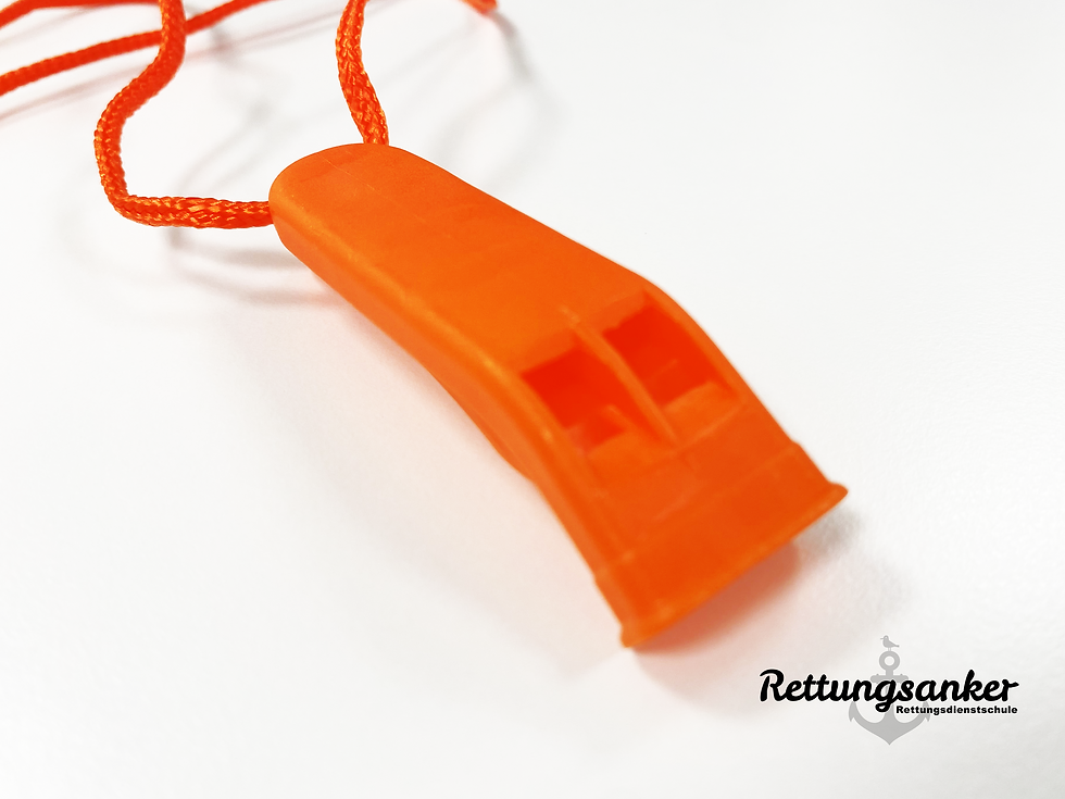 Miniaturbild: Notfallpfeife / Signalfarbe Orange