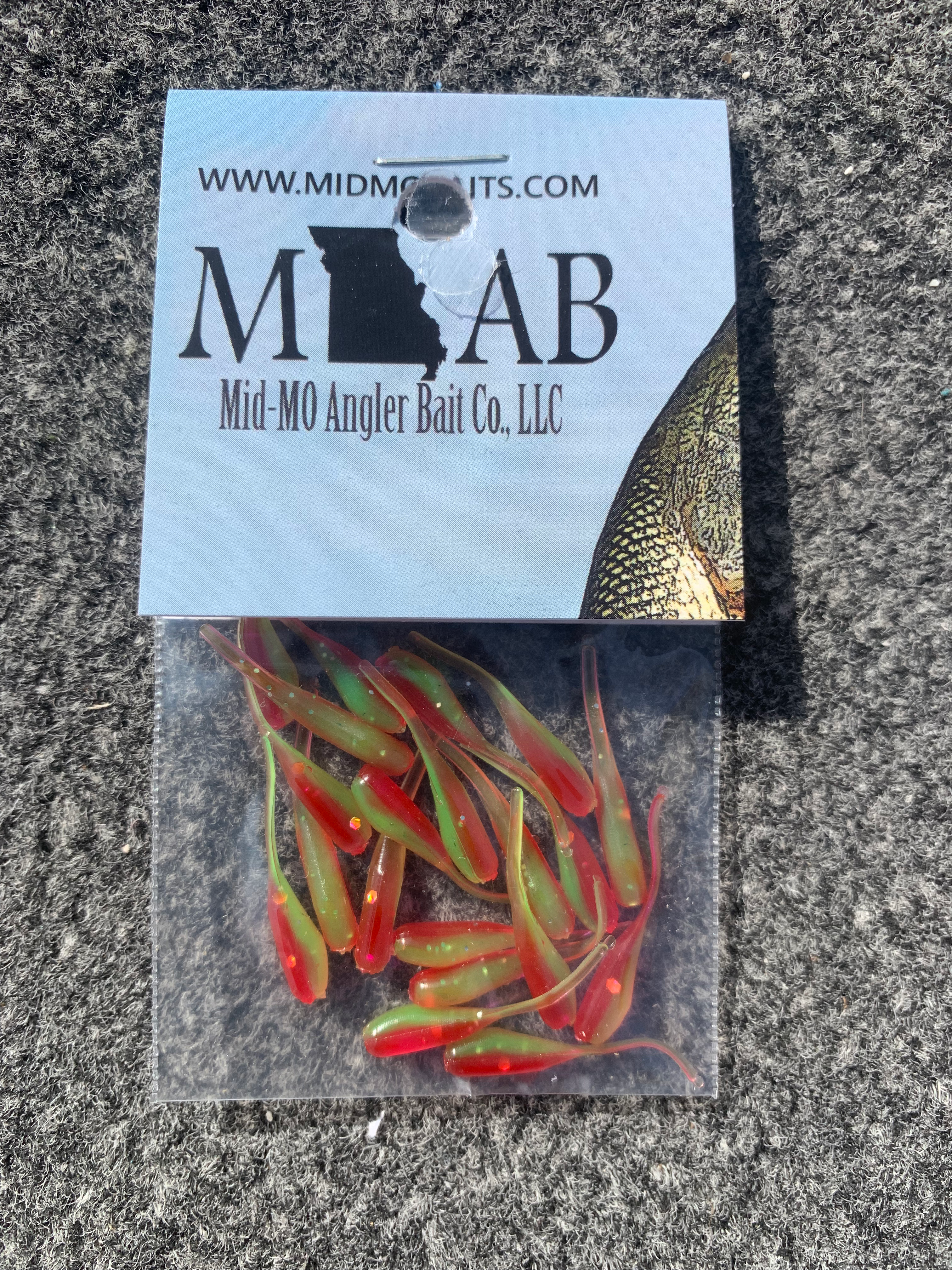 1” Micro Minnow St. Nick 20 pc Garlic Scented