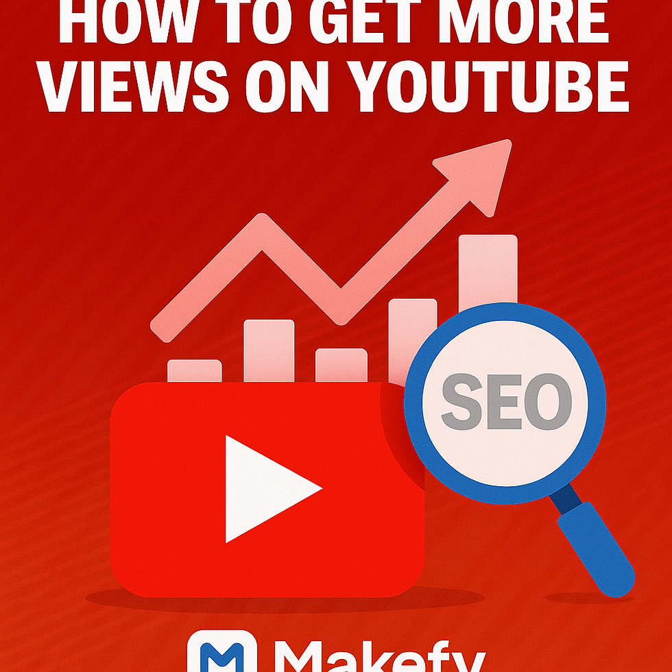 how to get more views on YouTube in 2025 with proven SEO strategies and free tools like Makefy