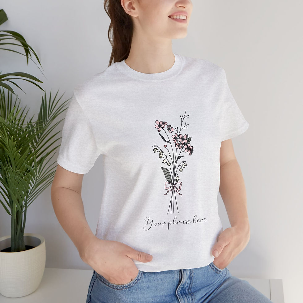 Thumbnail: 245 Wildflowers Women Shirt - Airlume Cotton, Lightweight, Breathable