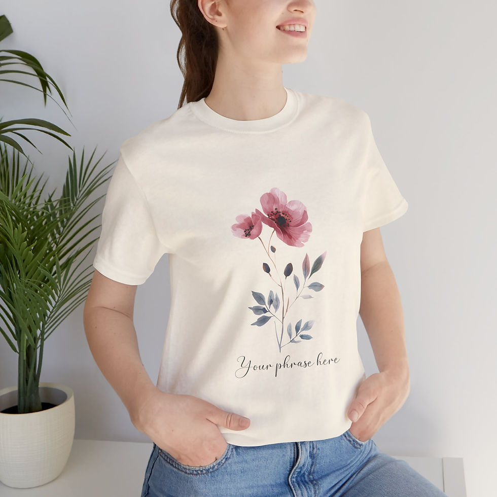 Miniatura: 259 Wildflowers Women Shirt - Airlume Cotton, Lightweight, Breathable