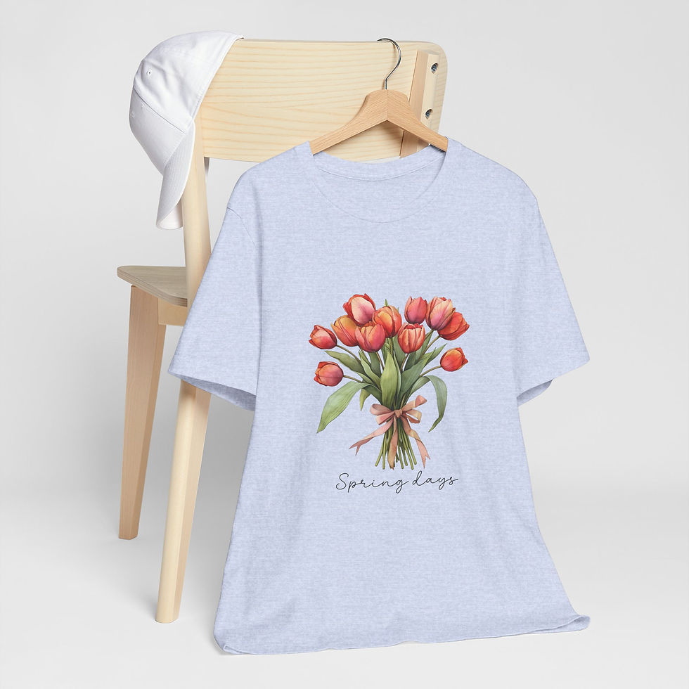 Thumbnail: 178 Beautiful Tulips Women Shirt - Airlume Cotton, Lightweight, Breathable