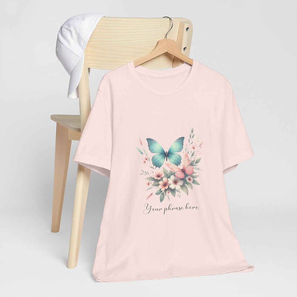 Thumbnail: 302 Butterfly Women Shirt - Airlume Cotton, Lightweight, Breathable
