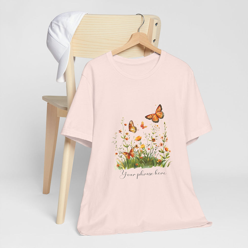 Miniatura: 309 Butterfly Women Shirt - Airlume Cotton, Lightweight, Breathable