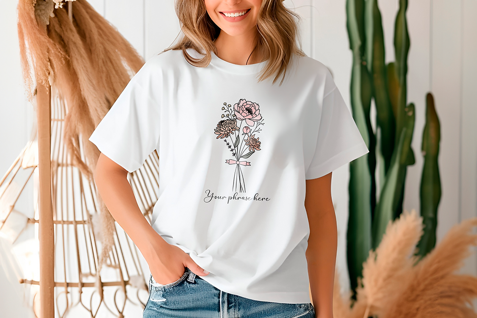 Thumbnail: 238 Wildflowers Women Shirt - Airlume Cotton, Lightweight, Breathable
