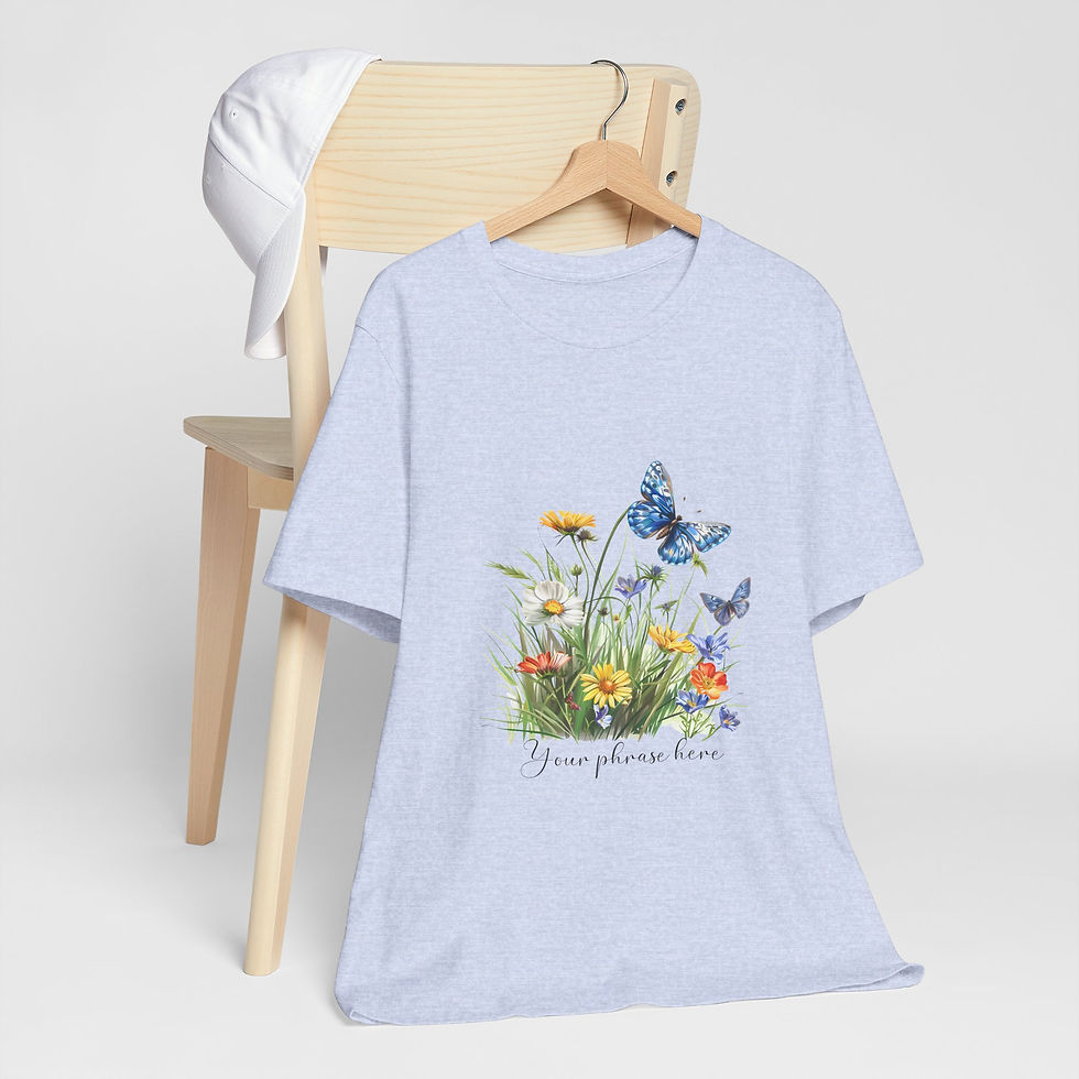 Miniatura: 306 Butterfly Women Shirt - Airlume Cotton, Lightweight, Breathable