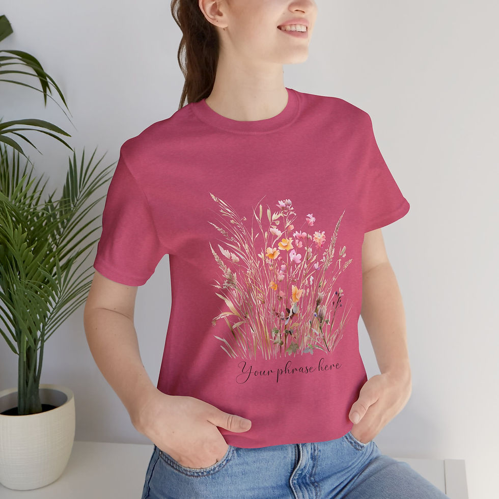 Miniatura: 277 Wildflowers Women Shirt - Airlume Cotton, Lightweight, Breathable