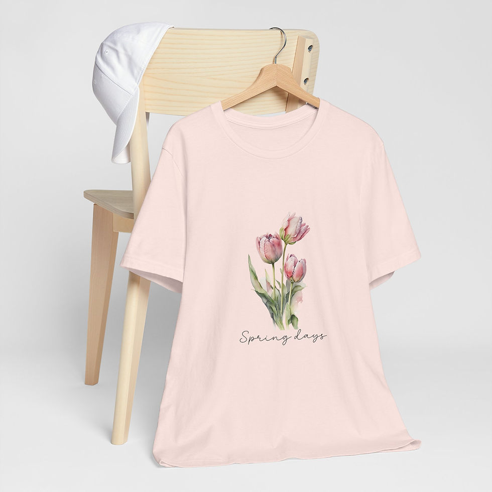 Miniatura: 165 Beautiful Tulips Women Shirt - Airlume Cotton, Lightweight, Breathable