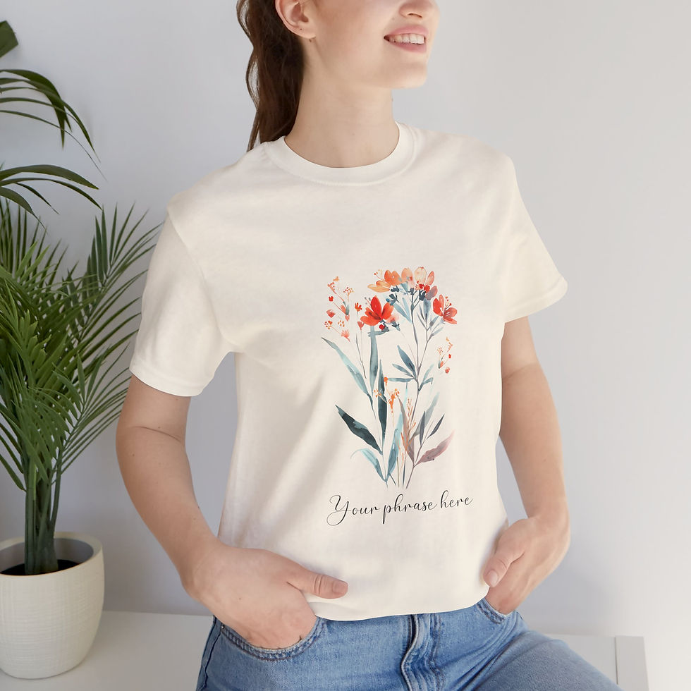 Thumbnail: 250 Wildflowers Women Shirt - Airlume Cotton, Lightweight, Breathable