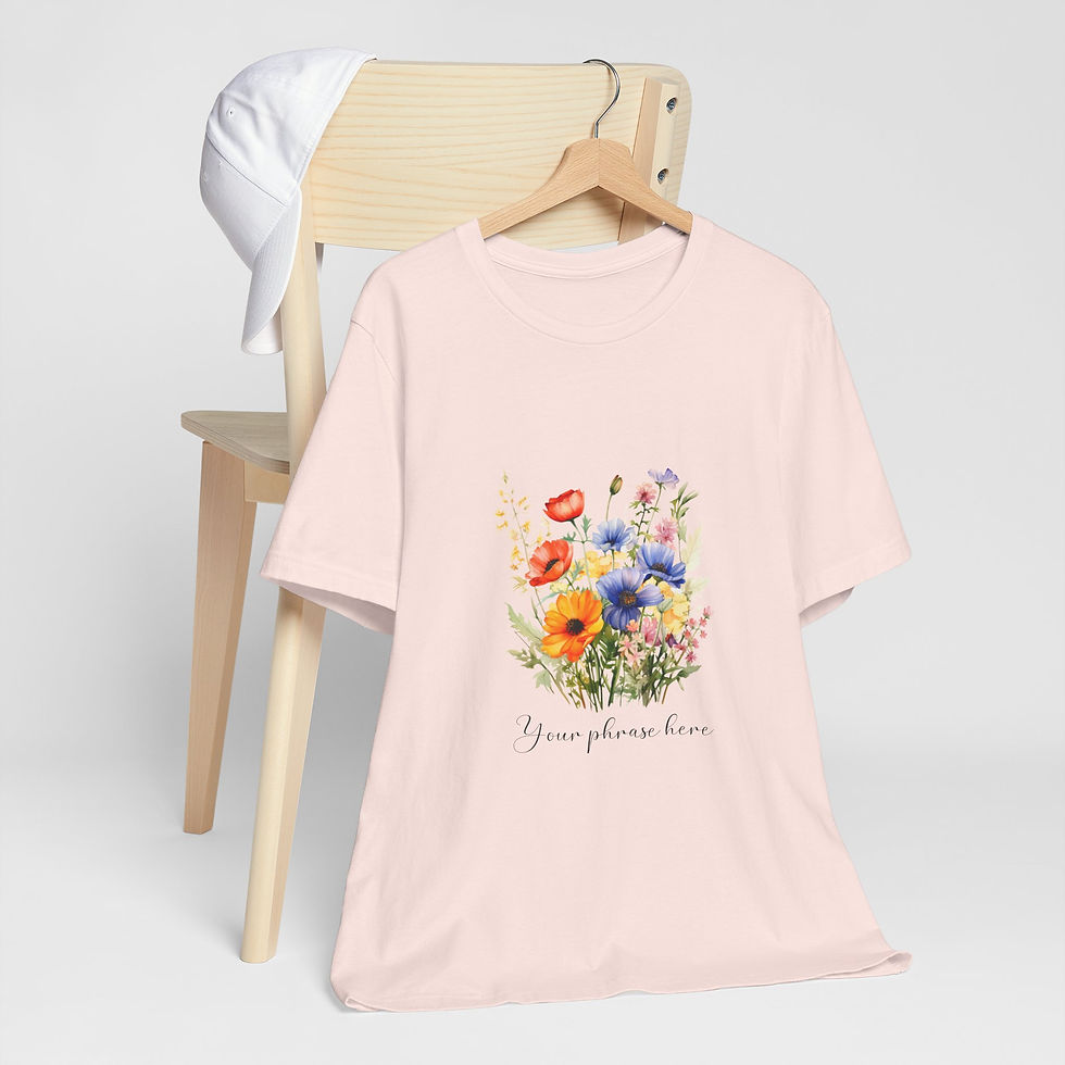 Thumbnail: 130 Spring Wildflowers Women Shirt - Airlume Cotton, Lightweight, Breathable