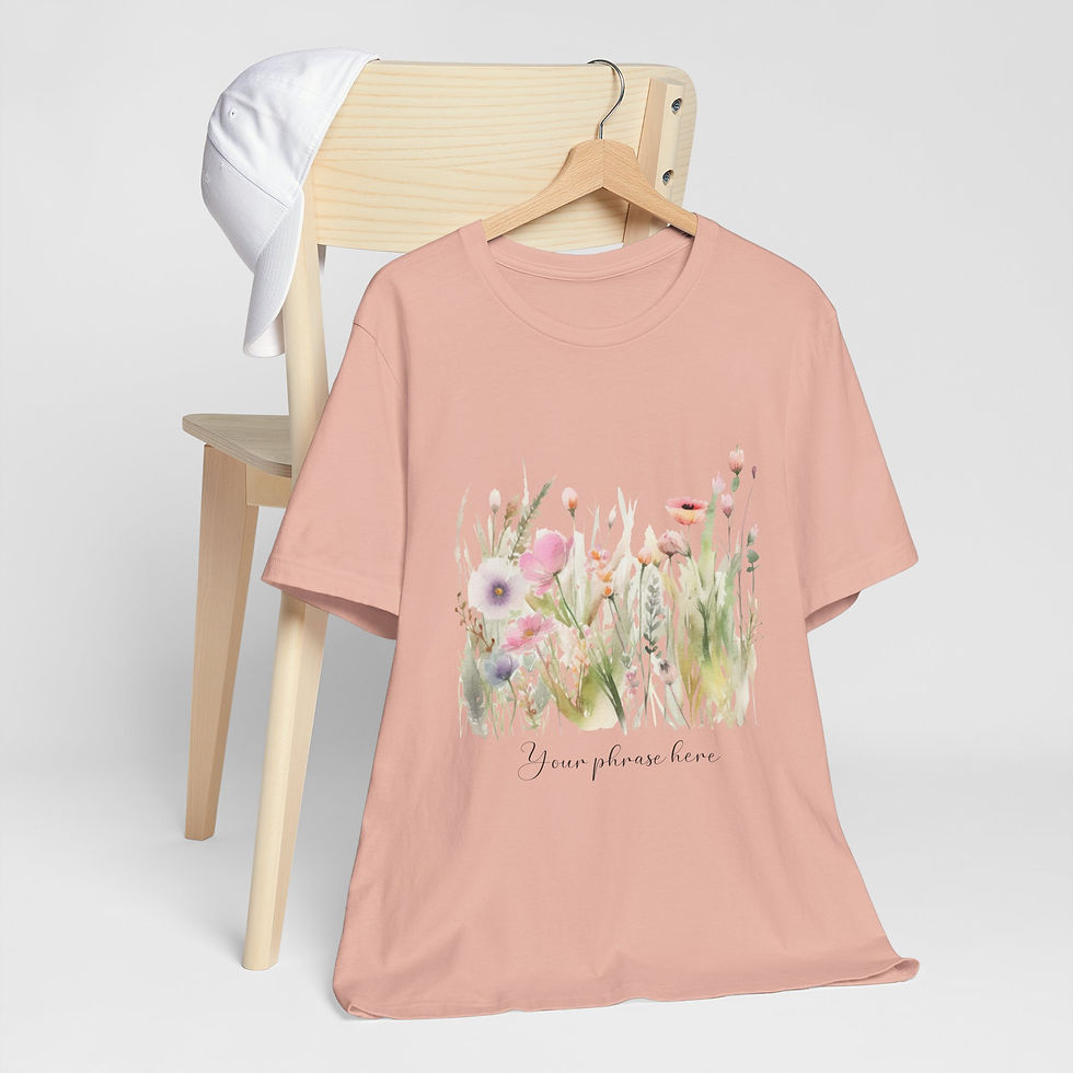Thumbnail: 271 Wildflowers Women Shirt - Airlume Cotton, Lightweight, Breathable